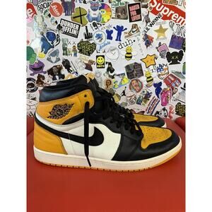 Size 14 - Jordan 1 Retro OG High Yellow Toe 100% Authentic No Box
